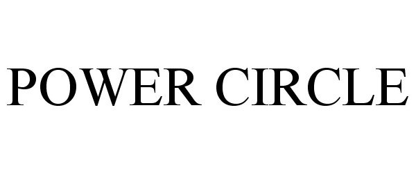 Trademark Logo POWER CIRCLE