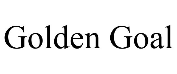 Trademark Logo GOLDEN GOAL