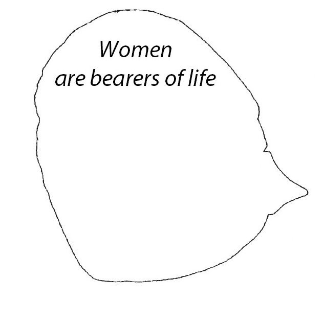 Trademark Logo WOMEN ARE BEARERS OF LIFE