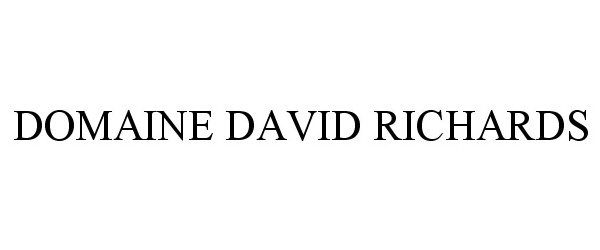  DOMAINE DAVID RICHARDS