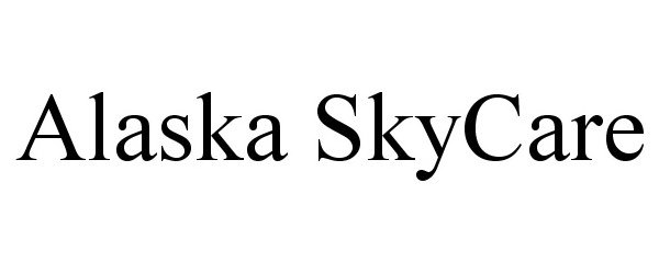  ALASKA SKYCARE