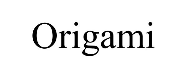 Trademark Logo ORIGAMI