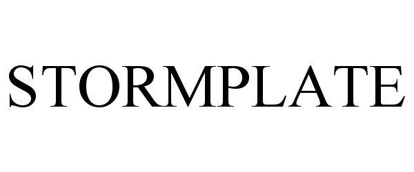 Trademark Logo STORMPLATE