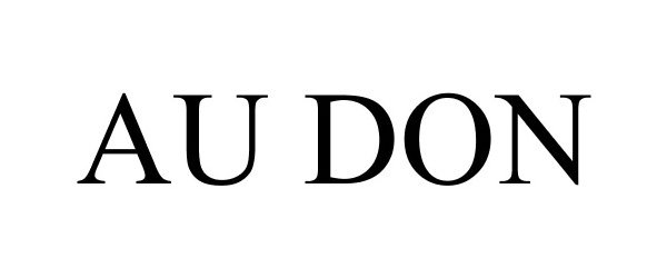 Trademark Logo AU DON