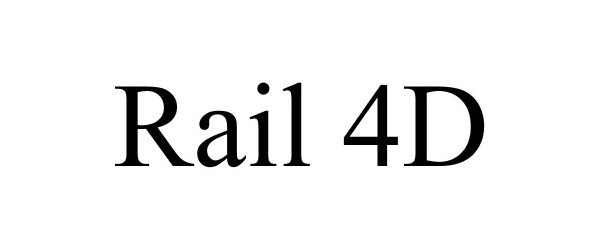 Trademark Logo RAIL 4D