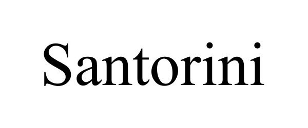 Trademark Logo SANTORINI