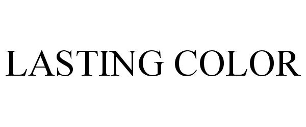Trademark Logo LASTING COLOR