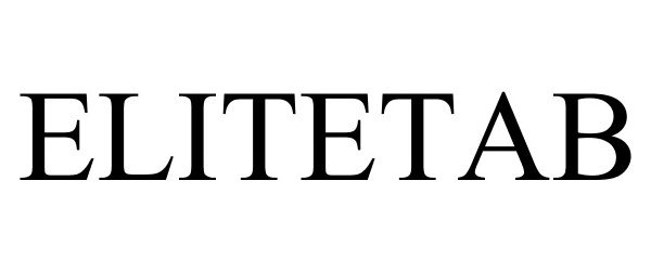 Trademark Logo ELITETAB