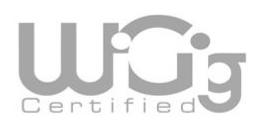 Trademark Logo WIGIG CERTIFIED