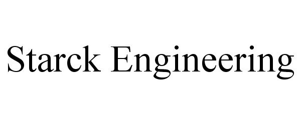 Trademark Logo STARCK ENGINEERING