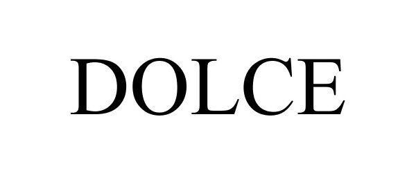 Trademark Logo DOLCE