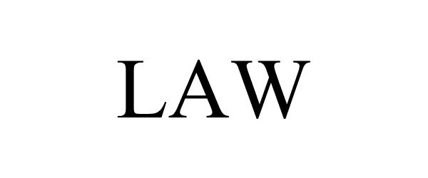 Trademark Logo LAW