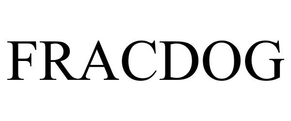 Trademark Logo FRACDOG