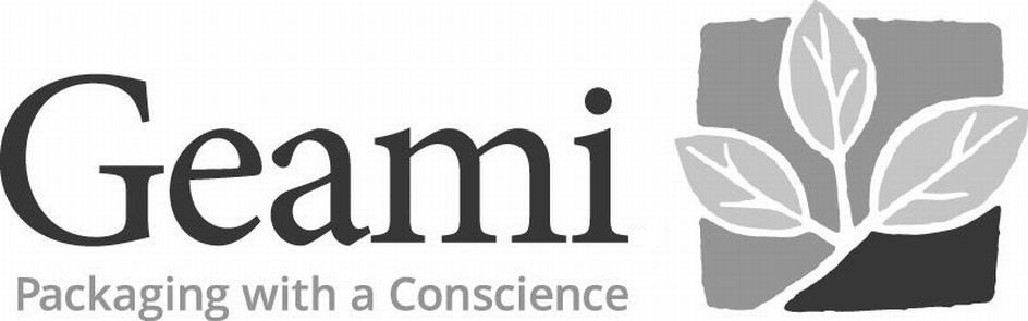 Trademark Logo GEAMI PACKAGING WITH A CONSCIENCE