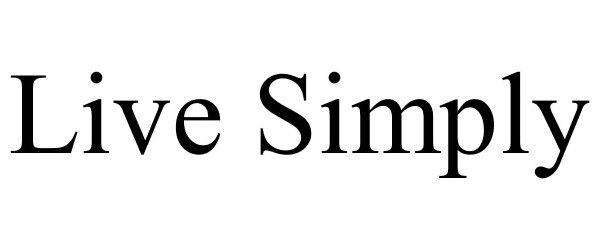Trademark Logo LIVE SIMPLY