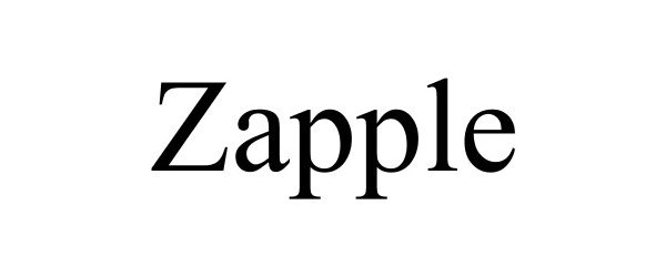 Trademark Logo ZAPPLE