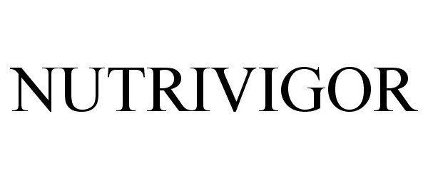 Trademark Logo NUTRIVIGOR