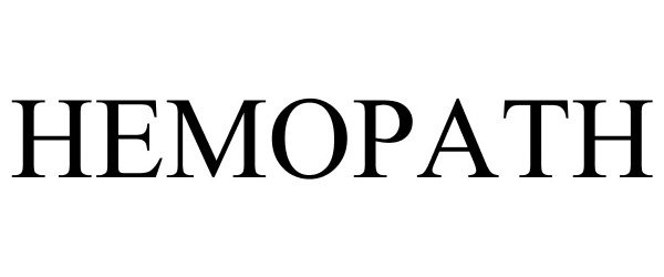 Trademark Logo HEMOPATH