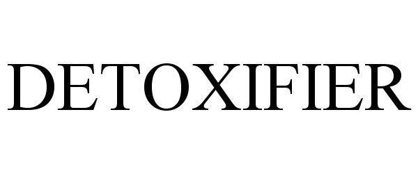 Trademark Logo DETOXIFIER