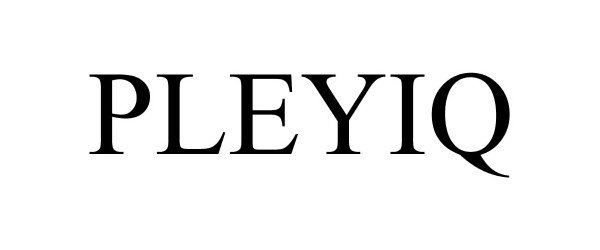 Trademark Logo PLEYIQ