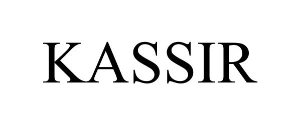 Trademark Logo KASSIR