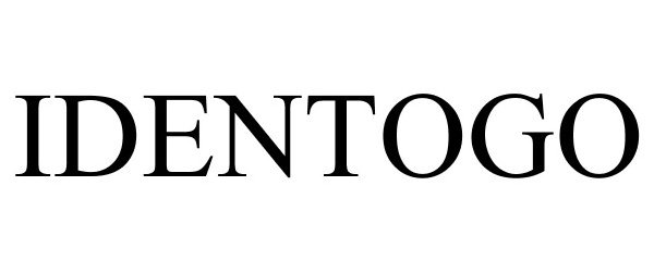 Trademark Logo IDENTOGO