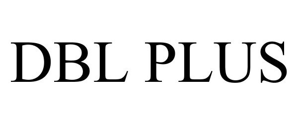 Trademark Logo DBL PLUS