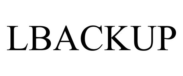 Trademark Logo LBACKUP
