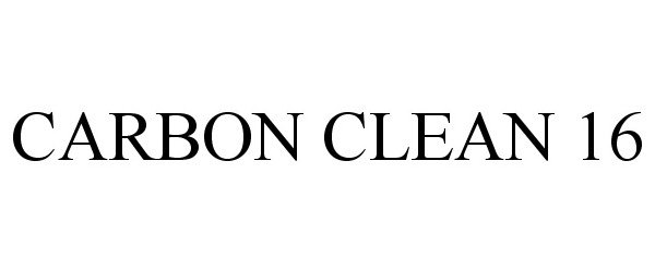  CARBON CLEAN 16