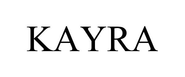 Trademark Logo KAYRA