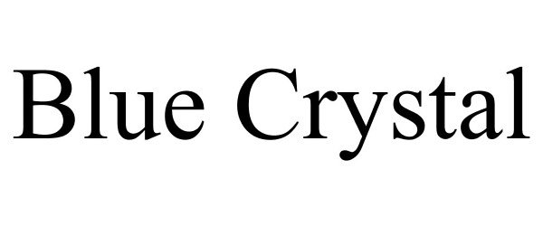 Trademark Logo BLUE CRYSTAL