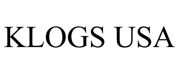 Trademark Logo KLOGS USA