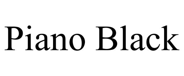 Trademark Logo PIANO BLACK
