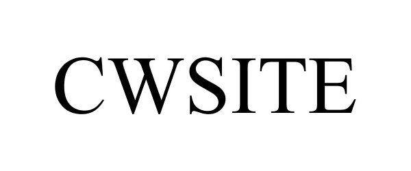 Trademark Logo CWSITE