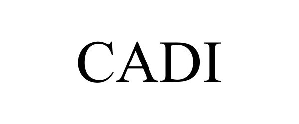 Trademark Logo CADI