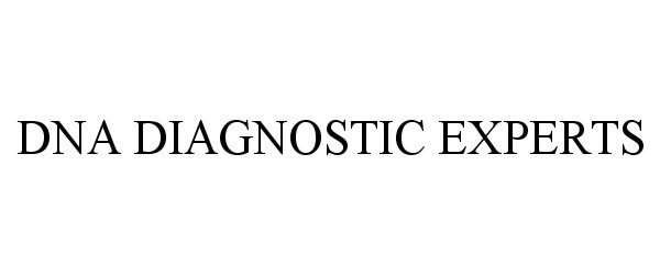 Trademark Logo DNA DIAGNOSTIC EXPERTS
