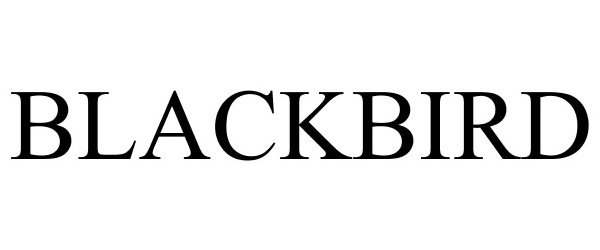 Trademark Logo BLACKBIRD