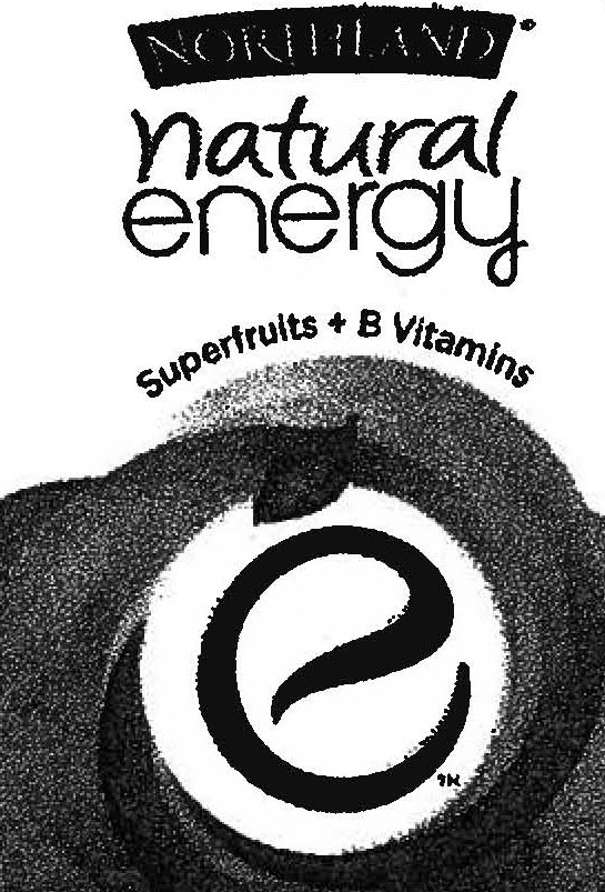Trademark Logo NORTHLAND NATURAL ENERGY SUPERFRUITS + B VITAMINS E
