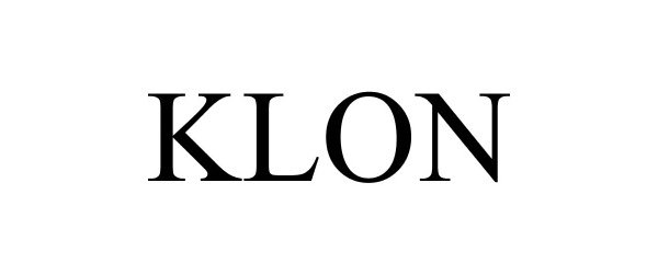 Trademark Logo KLON