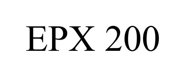 Trademark Logo EPX 200