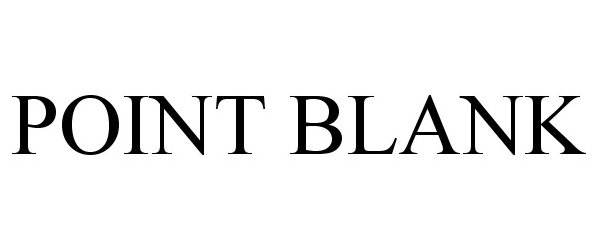 Trademark Logo POINT BLANK