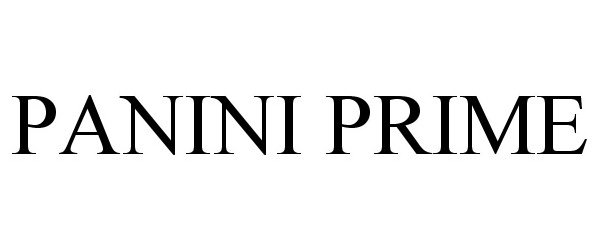 Trademark Logo PANINI PRIME