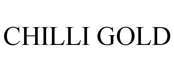 Trademark Logo CHILLI GOLD