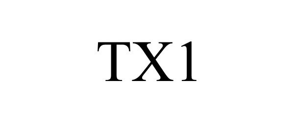 Trademark Logo TX1