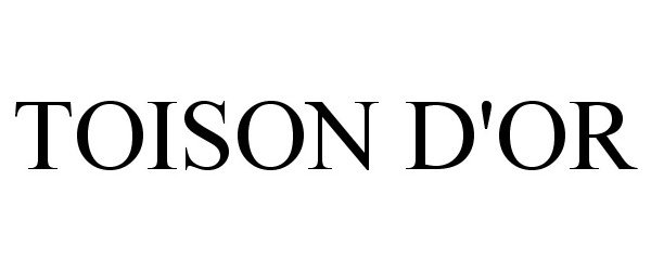 Trademark Logo TOISON D'OR