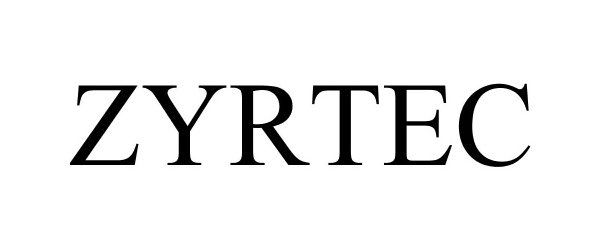 Trademark Logo ZYRTEC