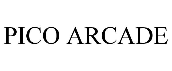 Trademark Logo PICO ARCADE