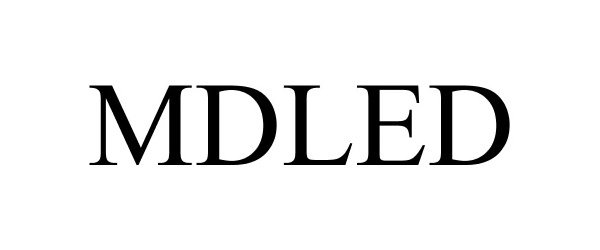 Trademark Logo MDLED