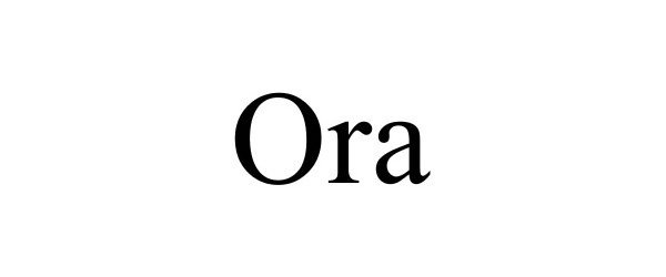 Trademark Logo ORA
