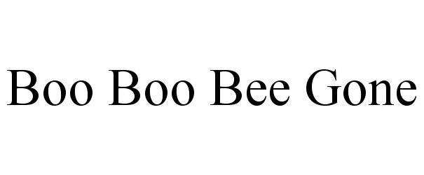 Trademark Logo BOO BOO BEE GONE